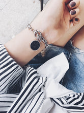 Arso Minimalist Casual Neck Chain Necklaces for Women Round Marble Pendants Hiphop - ArsaOne