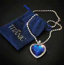 Elegant Titanic Heart of Ocean Blue Love Pendant - ArsaOne