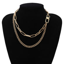 Miami Cuban Choker Necklace Collar Statement Hip Hop Big Chunky Aluminum Gold Color Thick Chain - ArsaOne