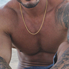 Figaro Chain Necklace Men Stainless Steel Gold Color Long Necklace - ArsaOne