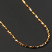 Figaro Chain Necklace Men Stainless Steel Gold Color Long Necklace - ArsaOne