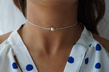 Simple Pearl Bead Chain Choker Necklace  Crystal Leaf Tassel Necklace For Women Fashion - ArsaOne