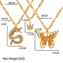 Ars Bohemian Multilayer Necklaces For Women Men Gold Butterfly Portrait Coin Cross Crystal Chokers - ArsaOne