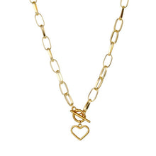 Chain Toggle Class Gold Necklaces Mixed Linked Circle Necklaces - ArsaOne