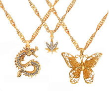 Ars Bohemian Multilayer Necklaces For Women Men Gold Butterfly Portrait Coin Cross Crystal Chokers - ArsaOne