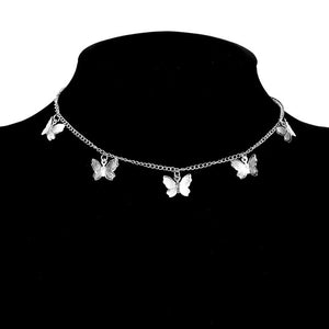 Ars Gold Chain Butterfly Pendant Choker Necklace Women Statement Collares Bohemian - ArsaOne