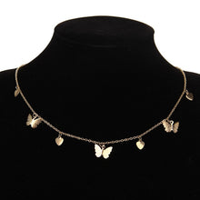 Ars Gold Chain Butterfly Pendant Choker Necklace Women Statement Collares Bohemian - ArsaOne