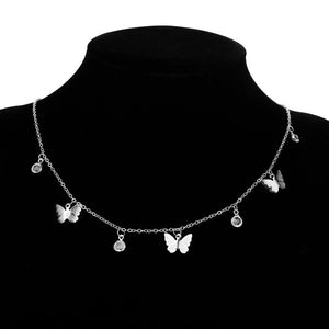 Ars Gold Chain Butterfly Pendant Choker Necklace Women Statement Collares Bohemian - ArsaOne