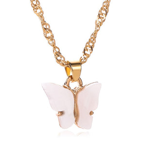 Ars Gold Chain Butterfly Pendant Choker Necklace Women Statement Collares Bohemian - ArsaOne