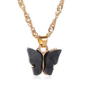 Ars Gold Chain Butterfly Pendant Choker Necklace Women Statement Collares Bohemian - ArsaOne