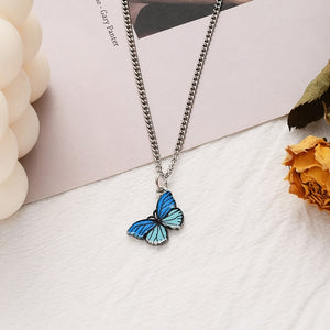 Ars Gold Chain Butterfly Pendant Choker Necklace Women Statement Collares Bohemian - ArsaOne