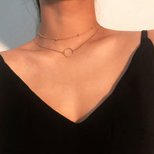 Bohemian Multilayer Cross Gold Pendant Necklaces For Women Punk Choker - ArsaOne